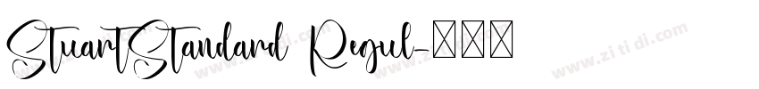 StuartStandard Regul字体转换